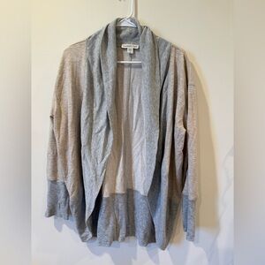 Coldwater Creek Women's Gray Open Front Cardigan